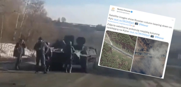 Rosjanie utknęli. Reuters: Brakuje im żywności i paliwa