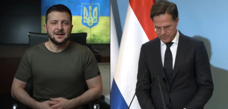 Premier Holandii obiecał Ukrainie ciężkie uzbrojenie 