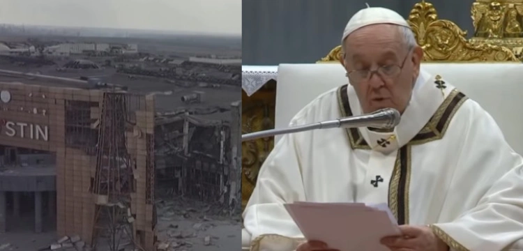 Ukraiński żołnierz apeluje do papieża. ,,Same modlitwy nie wystarczą’’