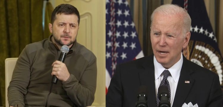 Biden rozmawiał z Zełenskim. Obiecał Ukrainie 500 mln USD