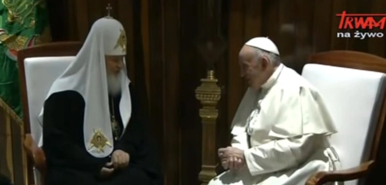 Wojna na Ukrainie. Papież Franciszek rozmawiał z patriarchą Cyrylem 