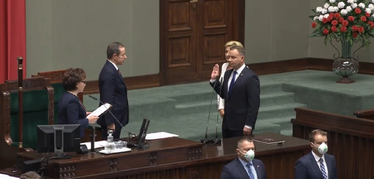 Prezydent Andrzej Duda złożył przysięgę przed Zgromadzeniem Narodowym