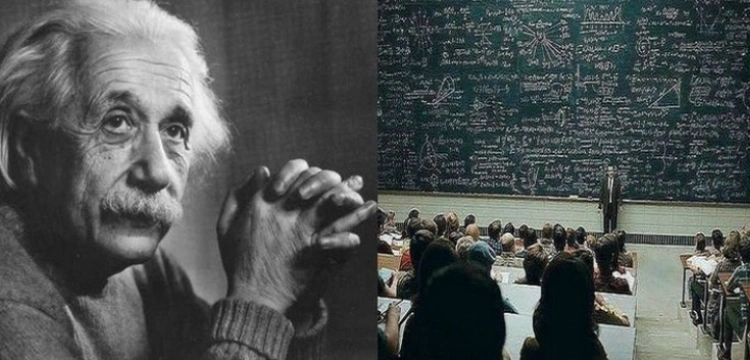 Dialog Einsteina (?) z niewierzącym profesorem 