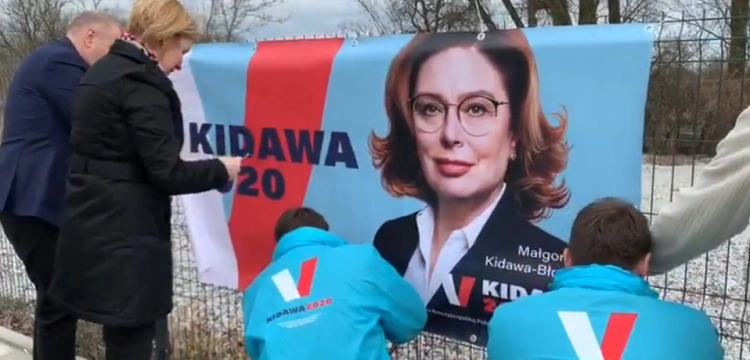 Co z banerami wyborczymi Małgorzaty Kidawy-Błońskiej?
