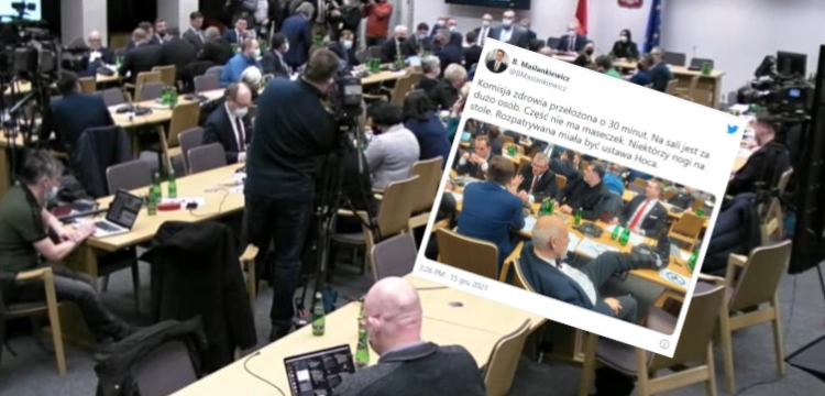 Konfederacja sabotuje obrady komisji zdrowia. Latos odwołuje posiedzenie 