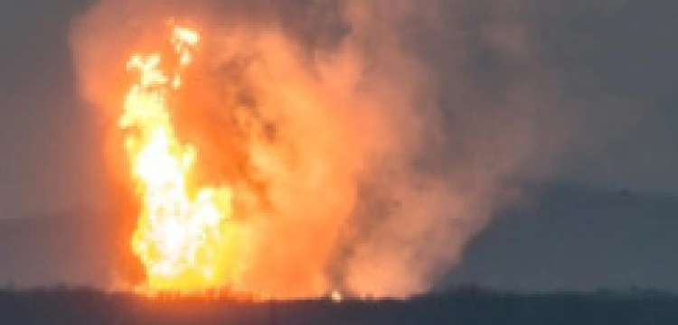 Ukraina. W wyniku eksplozji zapłonął rurociąg w Ługańsku. Czy będzie to pretekst do rosyjskiej inwazji?