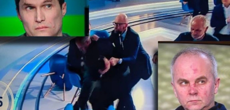 [WIDEO] Oskarżenia ukraińskiego polityka o zdradę i bycie rosyjskim agentem oraz bójka z jego udziałem w programie telewizyjnym