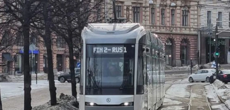 W Finlandii nawet tramwaje świętują triumf nad Rosją