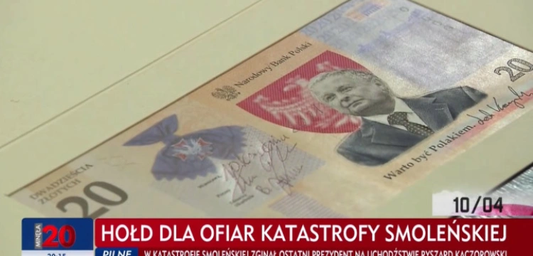 NBP wprowadza banknot z wizerunkiem śp. Lecha Kaczyńskiego. ,,Chcemy oddać hołd wielkiemu człowiekowi’’