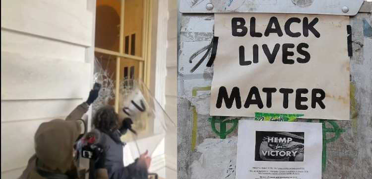 Brytyjska prasa: Za szturm na Kapitol odpowiada aktywista BLM 