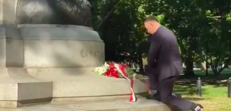 Prezydent złożył kwiaty pod pomnikiem Kościuszki