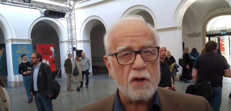 [Wideo] Jan Pietrzak o wystawie plakatów antyputinowskich w CSW: To jest sztuka waleczna zaangażowana w dobro