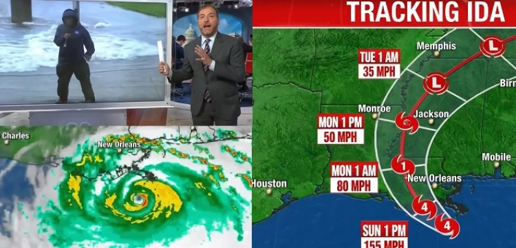[Wideo] USA. Najsilniejszy od 150 lat huragan Ida zbliża się do Luizjany. Trwa masowa ewakuacja
