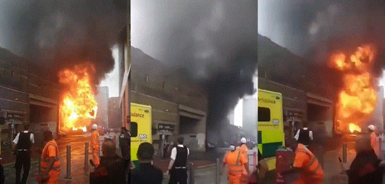 [Wideo] Londyn. Potężna eksplozja i kłęby dymu nad miastem