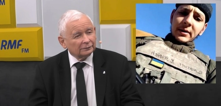 Prezes PiS odpowiedział na apel ukraińskiego żołnierza