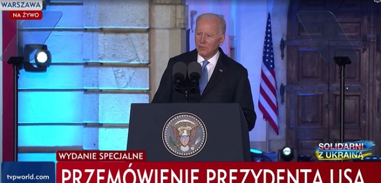 Prezydent Biden na Zamku Królewskim: Putin musi zostać odsunięty od władzy