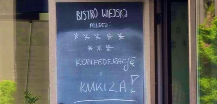 Posłanka Lewicy zachwycona specjalnym menu w kawiarni obok Sejmu: [***** *** Konfederację i Kukiza]