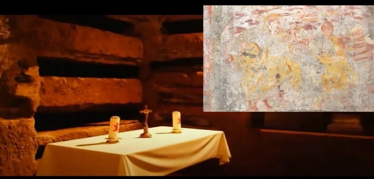 Najstarszy obraz Wniebowstąpienia odkryto właśnie w rzymskich katakumbach 