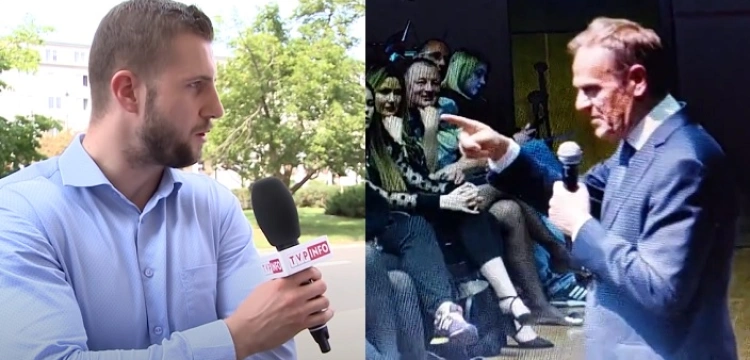 [Wideo] Tusk ciągle nie radzi sobie z Kłeczkiem. Cięta riposta dziennikarza