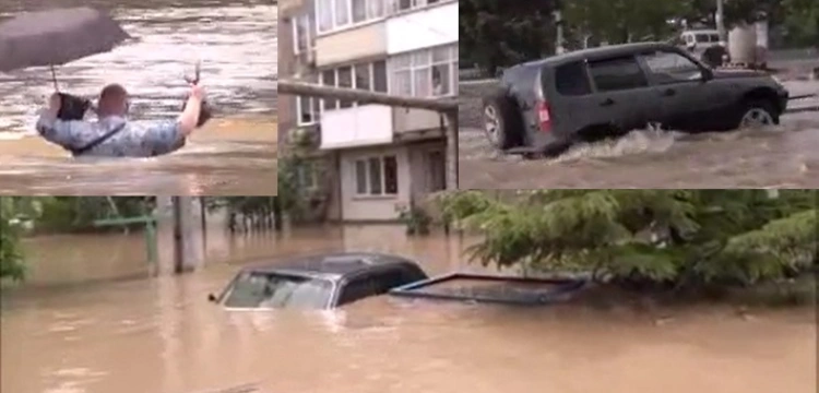 [Wideo] Tragiczna sytuacja powodziowa na Krymie. Ewakuowano ponad 1300 mieszkańców i ponad 200 dzieci