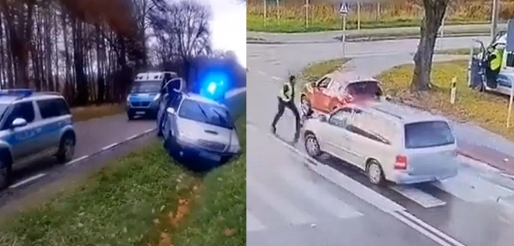 [Wideo] Hajnówka. Syryjczyk przemycający nielegalnych imigrantów nie trafi do aresztu? Próbował też przejechać policjanta