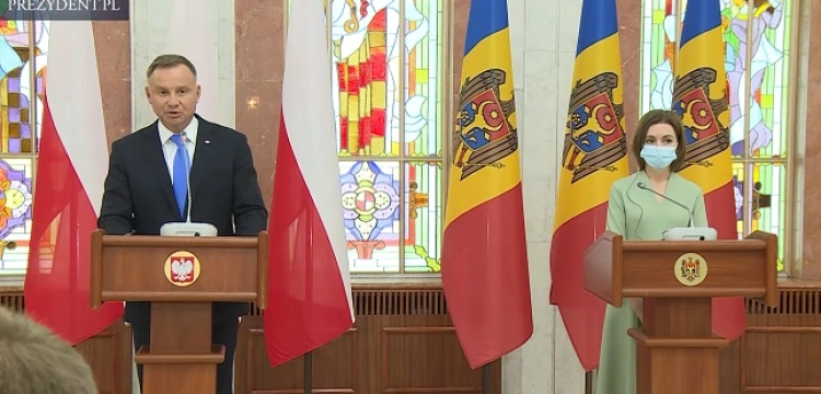 Prezydent Duda: „Mołdawia, Ukraina i Gruzja to jest Europa. Chcemy ich w Unii”