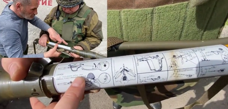 [Wideo] Tego jeszcze nie grali! Rosyjscy żołnierze głowili się nad instrukcją do polskiego pocisku