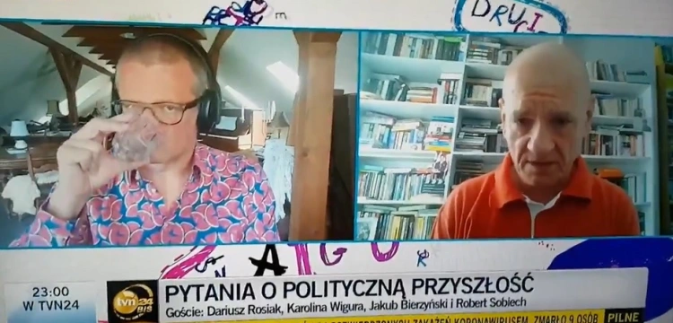Meller z wrażenia napił się wody, bo … Rosiak w TVN chwali negocjacje Morawieckiego (Wideo)