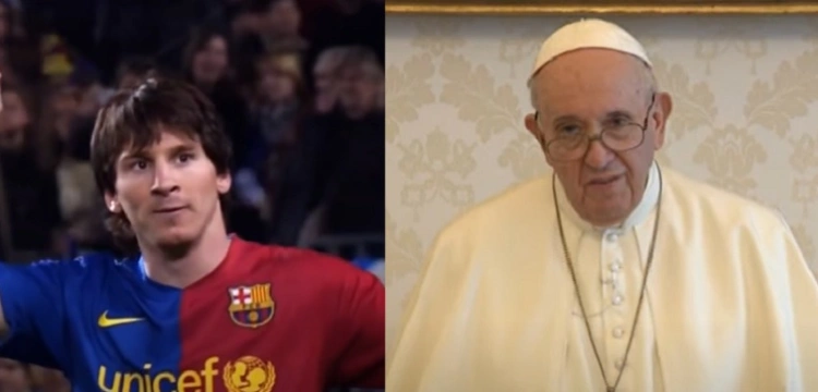 Wyjątkowa wymiana koszulek między Papieżem i Messim