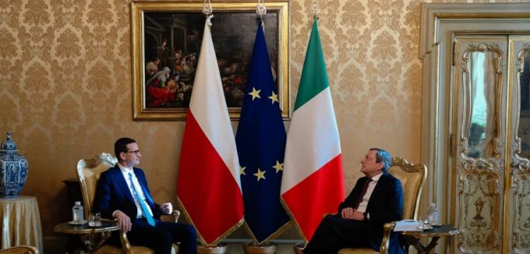 „Bardzo dobra rozmowa pomiędzy państwami, które traktują się po przyjacielsku”. Spotkanie premierów Morawieckiego i Draghiego