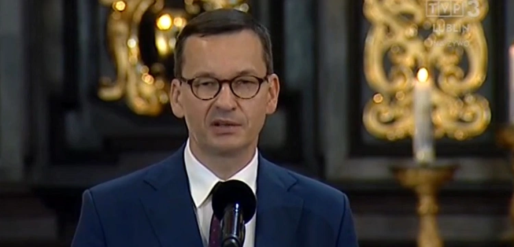 Premier Morawiecki w Lublinie: To stąd ruszyła lawina, której nikt już nie mógł zatrzymać