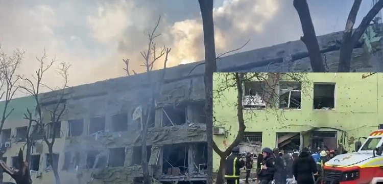 [Wideo] Mariupol. Kolejne bestialstwo Rosji! Zbombardowano szpital dziecięcy