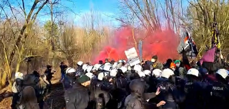 [Wideo] Spektakularna akcja polskiej policji przeciwko Antifie w Krośnie Odrzańskim