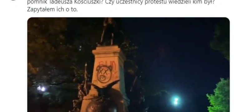 Co manifestanci wiedzą o Tadeuszu Kościuszce
