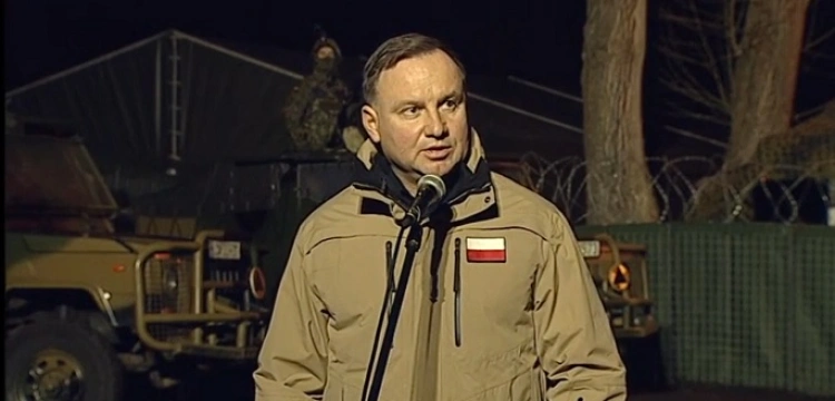 Prezydent wziął udział w odprawie ws. operacji ochrony granicy polsko-białoruskiej