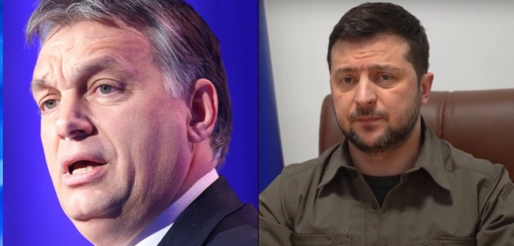 Ostra wymiana zdań na linii Zełenski-Orban
