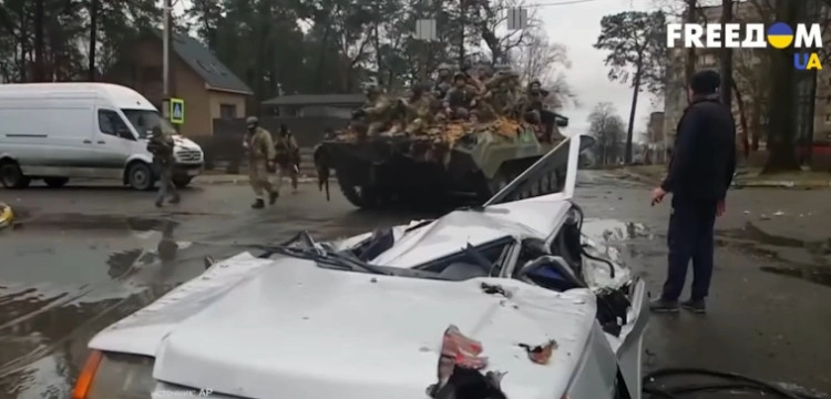Nagrania obalają narrację Kremla. Rosjanie celowo mordowali cywilów w Buczy