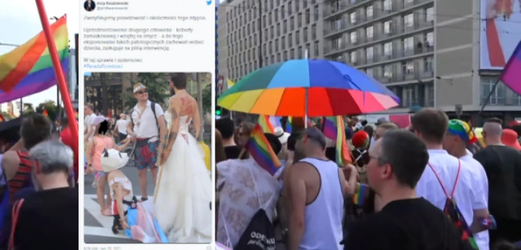 Szokujące sceny na warszawskiej paradzie LGBT. ,,Eksponowanie patologicznych zachowań wobec dziecka’’