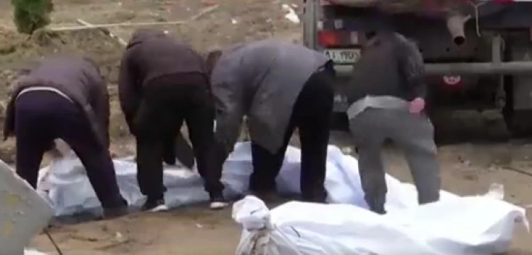 Kolejna przerażająca zbrodnia wojenna Rosjan na ukraińskich cywilach odkryta pod Kijowem