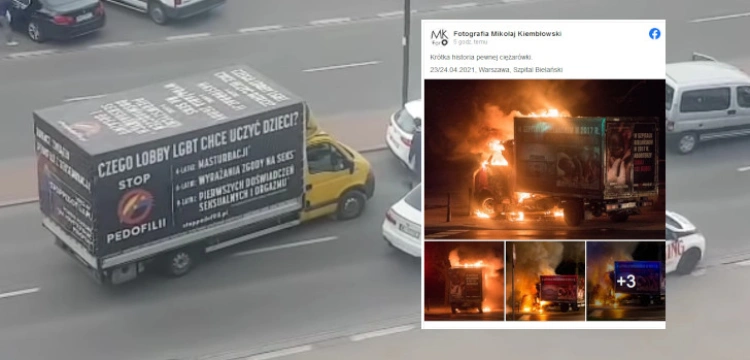 Szokujące! W Warszawie podpalono furgonetkę Fundacji Pro – Prawo do Życia 