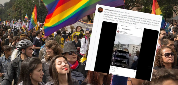 Transpłciowiec zaatakował feministki na paradzie, bo… miały ,,transfobiczny’’ transparent