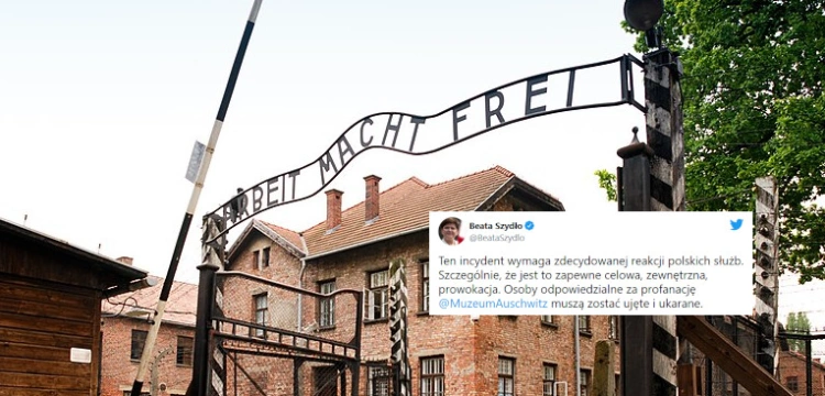 Szokujące! Antysemickie napisy w Auschwitz. Stanowcza reakcje europoseł Szydło