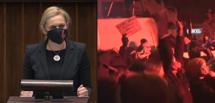 Poseł Nowacka potraktowana gazem na ,,Strajku Kobiet’’. Prokuratura: Policjant działał właściwie 