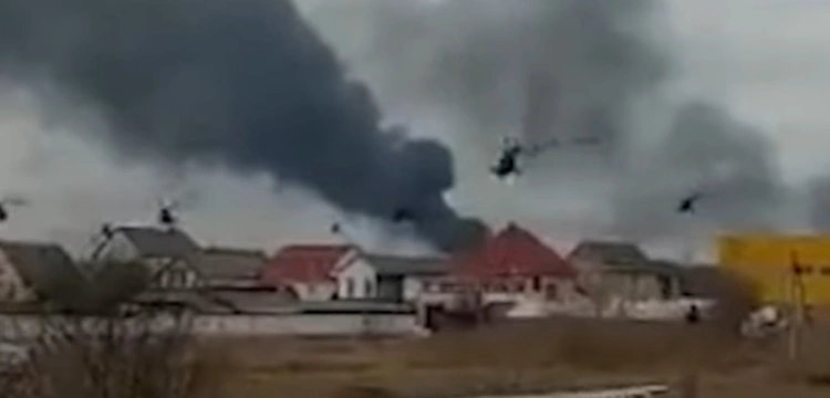 Ukraina: Odparliśmy atak na lotnisko w Hostomel