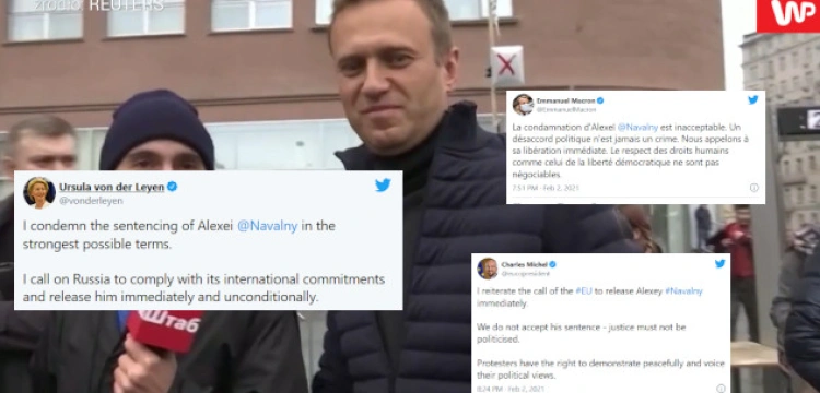 Świat wzywa Rosję do uwolnienia Nawalnego