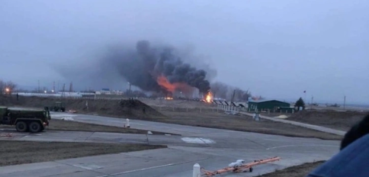 Skuteczny atak rakietowy Ukrainy na rosyjskie lotnisko!