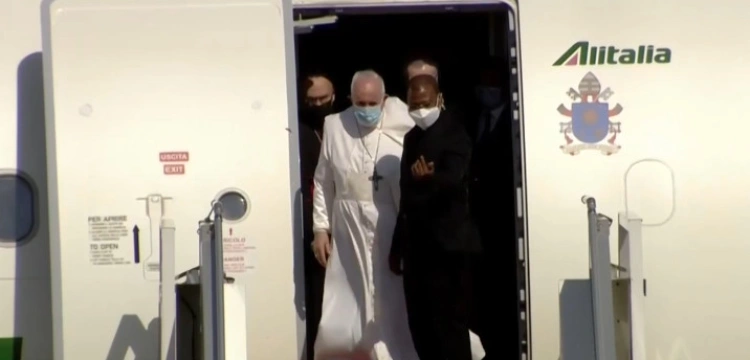 Papież wylądował w Bagdadzie! ,,Przybywam jako pielgrzym pokoju’’