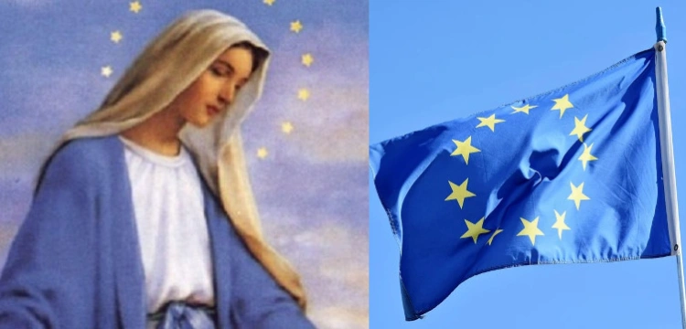 Tajemnica wyjawiona na łożu śmierci. Flaga UE to dar od Maryi!
