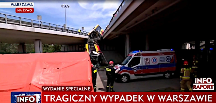 Bilans tragedii w Warszawie: 18 rannych, jedna osoba nie żyje
