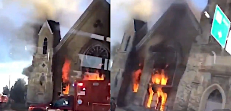 Kolejny kościół stanął w płomieniach! Tym razem w USA